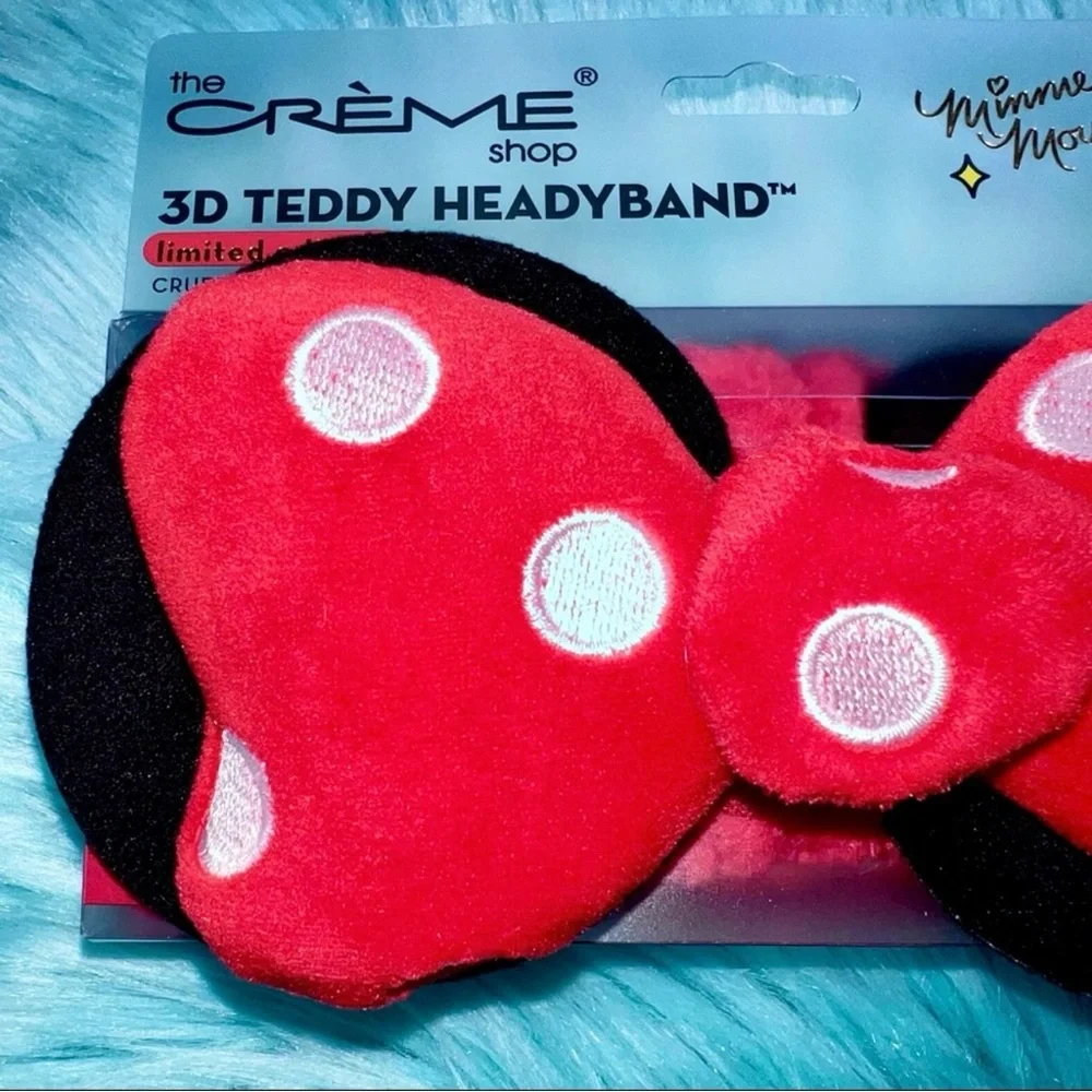 Crème Shop x Disney Limited Edition 3D Minnie Mouse Polka Dot Headband HeadyBand